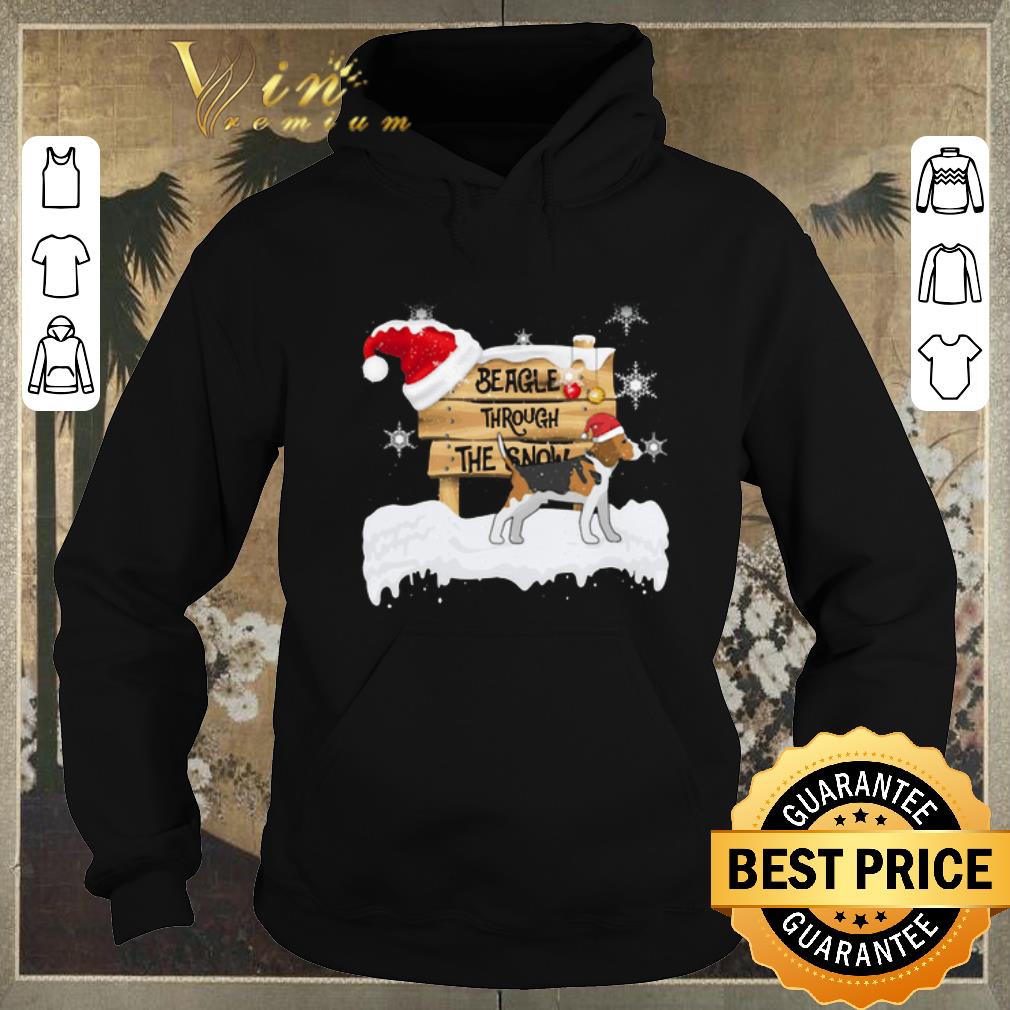 Nice Christmas Beagle Through The Snow shirt 4 - Nice Christmas Beagle Through The Snow shirt
