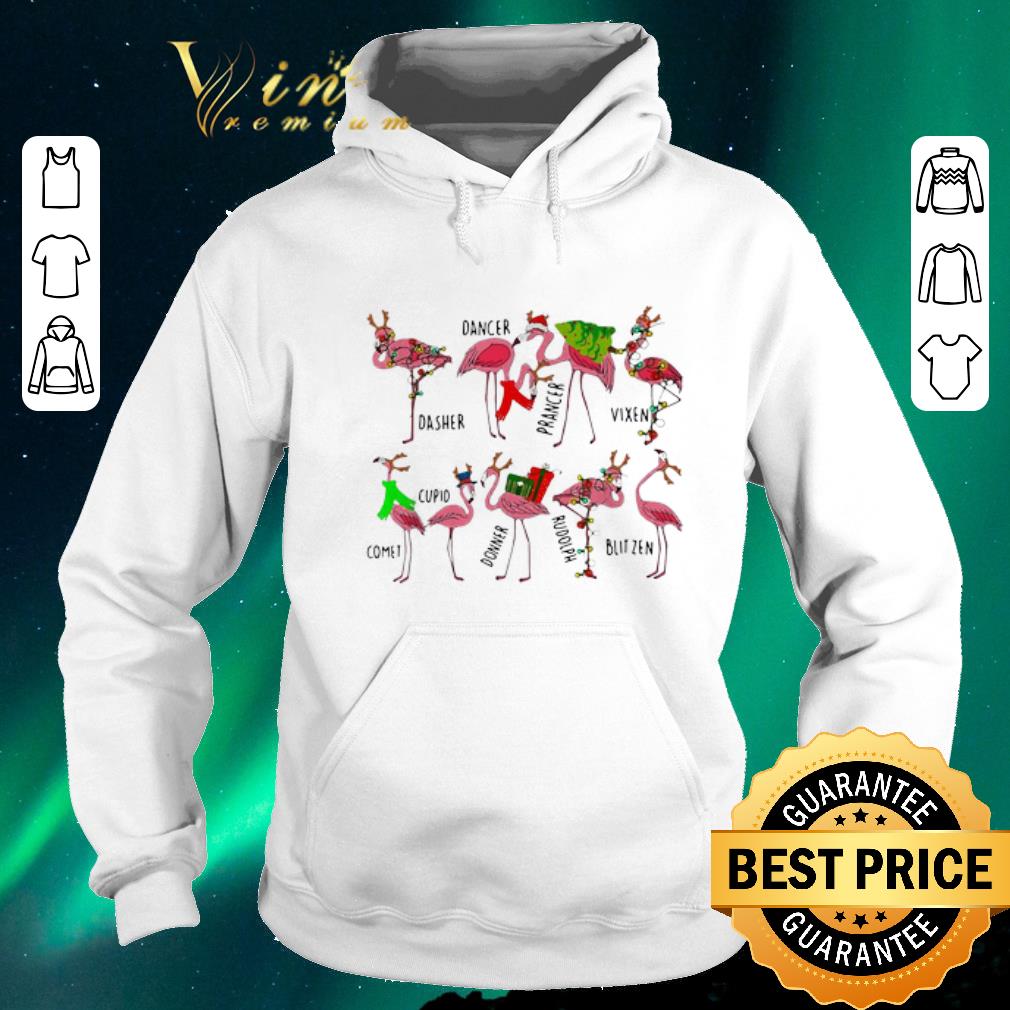 Official Christmas flamingos dancer dasher prancer vixen comet cupid shirt sweater Official Christmas flamingos dancer dasher prancer vixen comet cupid shirt sweater 4 - Official Christmas flamingos dancer dasher prancer vixen comet cupid shirt sweater