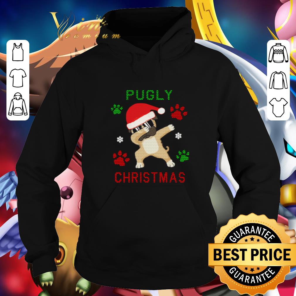 Official Dabbing Pug Pugly paws ugly Christmas shirt Official Dabbing Pug Pugly paws ugly Christmas shirt 4 - Official Dabbing Pug Pugly paws ugly Christmas shirt