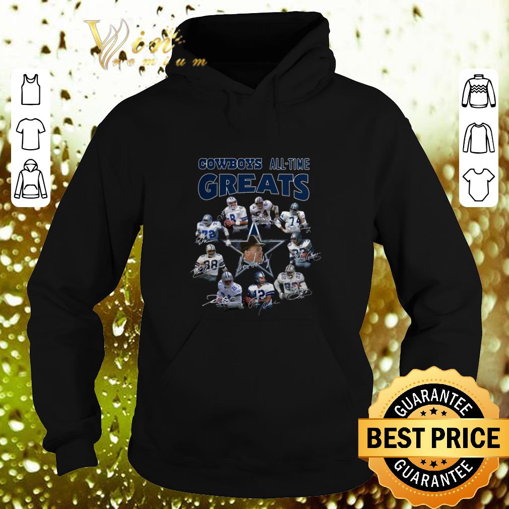 Official Dallas Cowboys all time greats signatures shirt 4 - Official Dallas Cowboys all-time greats signatures shirt