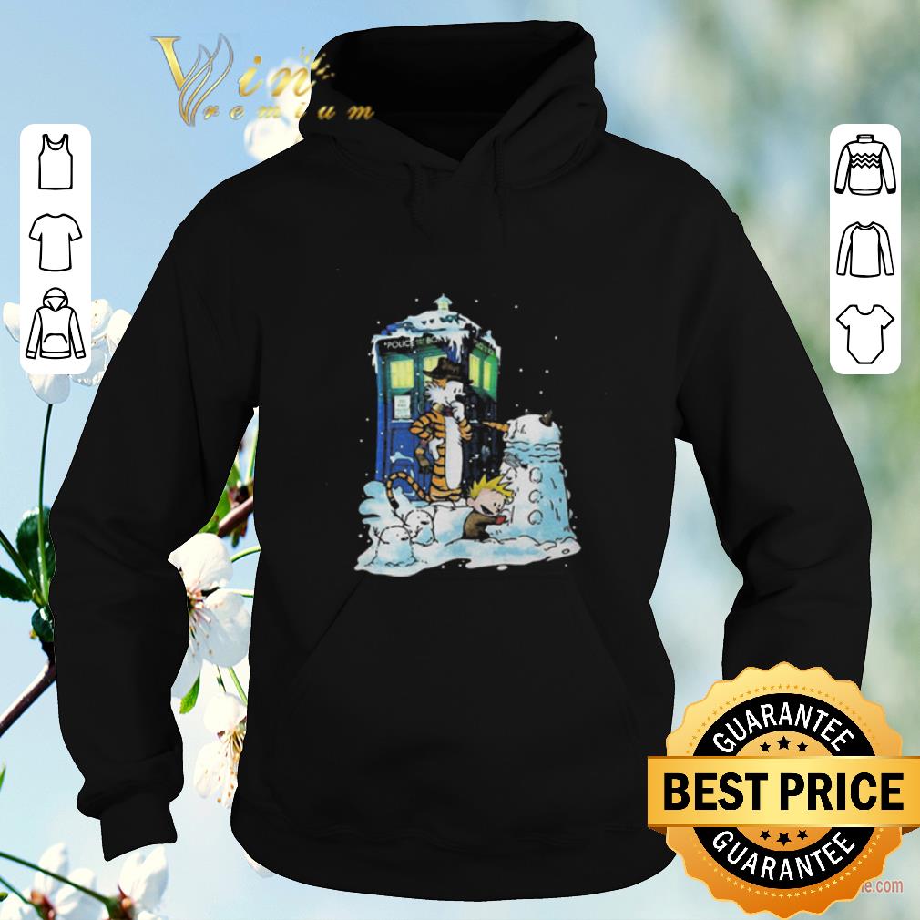 Official Doctor Who Calvin and Hobbes shirt sweater 4 - Official Doctor Who Calvin and Hobbes shirt sweater