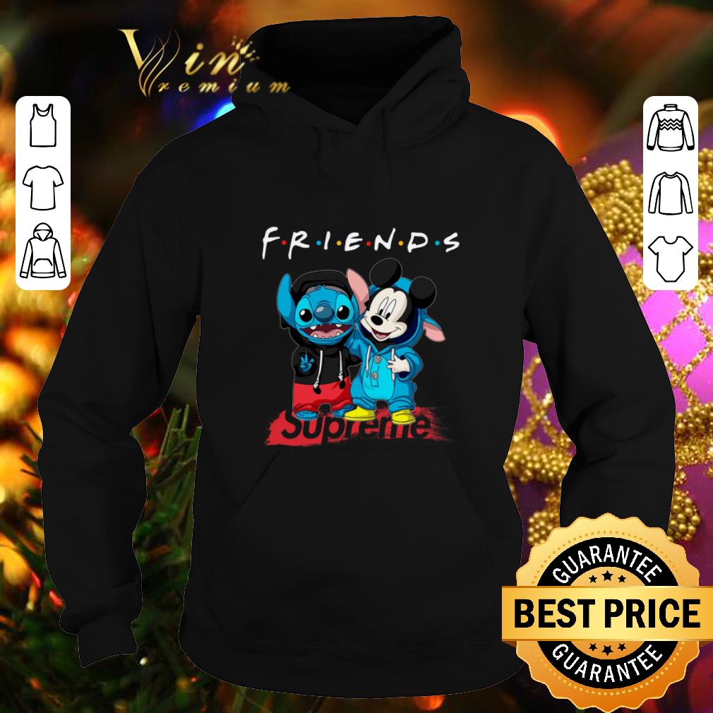 Official Friends Stitch and Mickey Supreme shirt 4 - Official Friends Stitch and Mickey Supreme shirt
