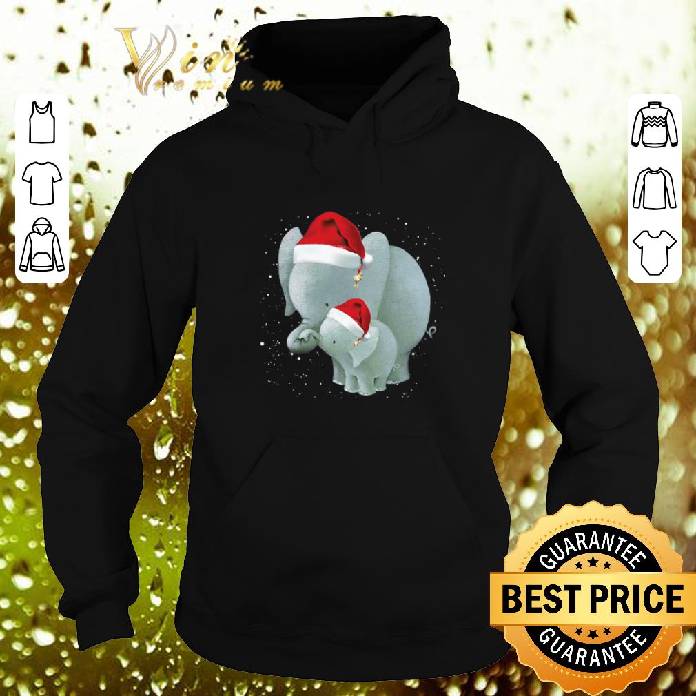 Official Mama Elephants santa Christmas shirt 4 - Official Mama Elephants santa Christmas shirt