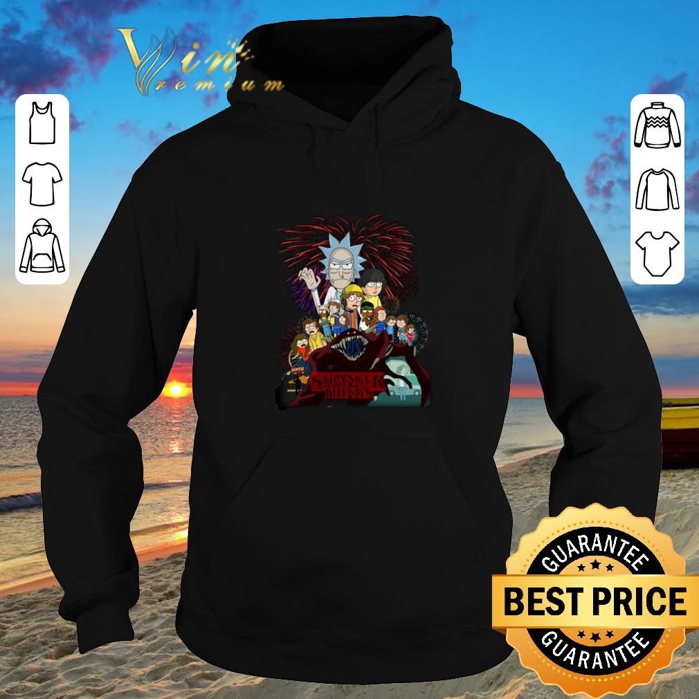 Official Rick and Morty version Stranger Things shirt sweater 2019 4 - Official Rick and Morty version Stranger Things shirt sweater 2019