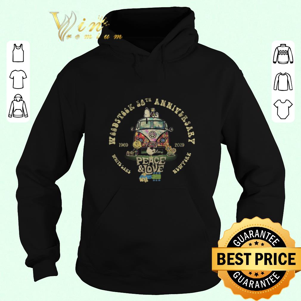 Official Snoopy Woodstock 50th anniversary 1969-2019 peace & love Hippie shirt sweater 2019 Official Snoopy Woodstock 50th anniversary 1969 2019 peace love Hippie shirt sweater 2019 4 - Official Snoopy Woodstock 50th anniversary 1969-2019 peace & love Hippie shirt sweater 2019