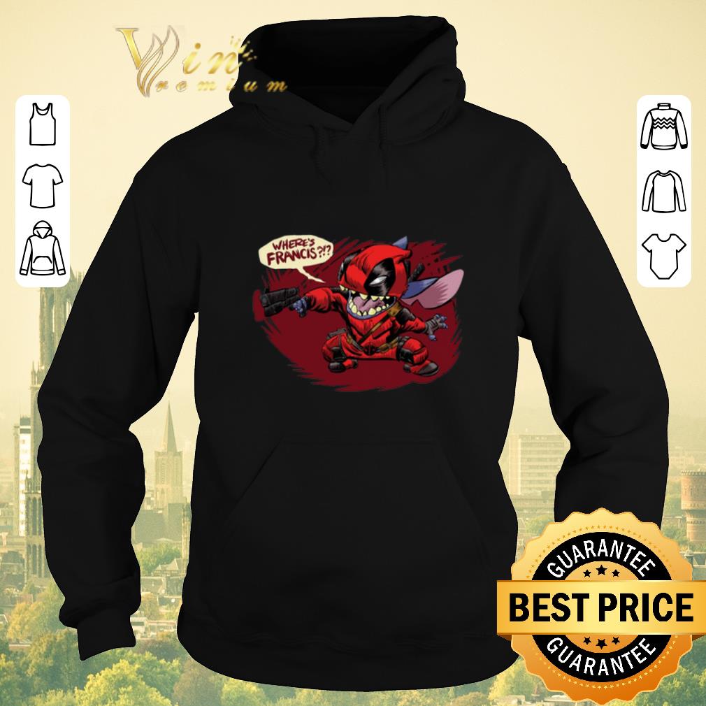 Official Stitch Deadpool where s Francis shirt sweater 4 - Official Stitch Deadpool where's Francis shirt sweater