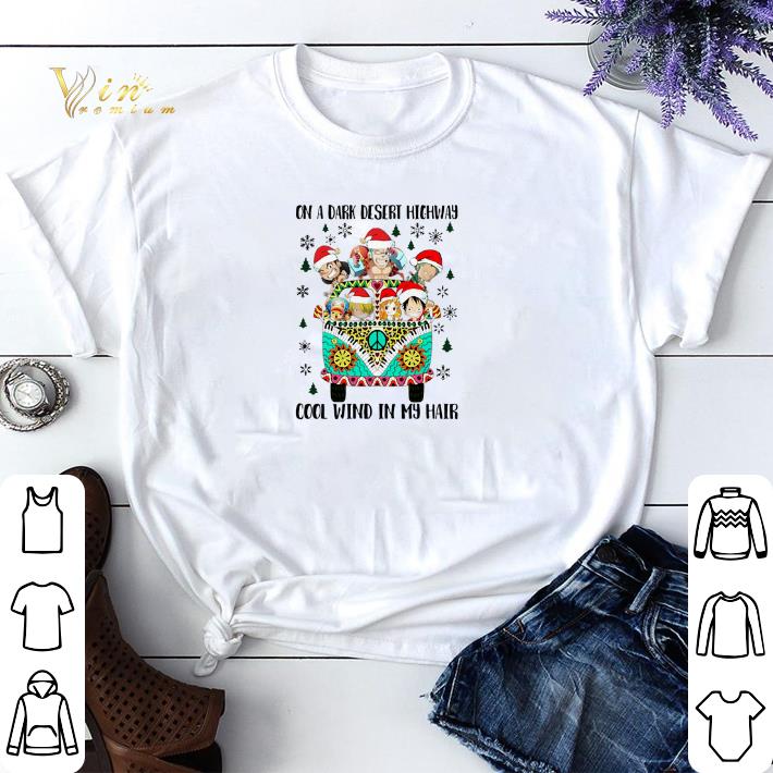 One Piece Christmas on a dark desert highway cool wind in my hair shirt sweater 1 - One Piece Christmas on a dark desert highway cool wind in my hair shirt sweater