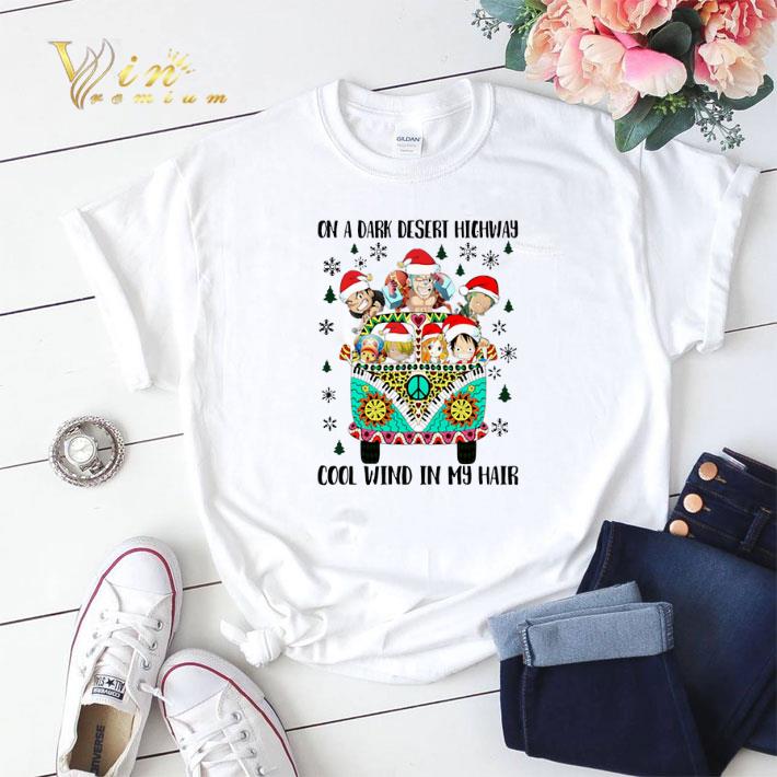 One Piece Christmas on a dark desert highway cool wind in my hair shirt sweater 2 - One Piece Christmas on a dark desert highway cool wind in my hair shirt sweater