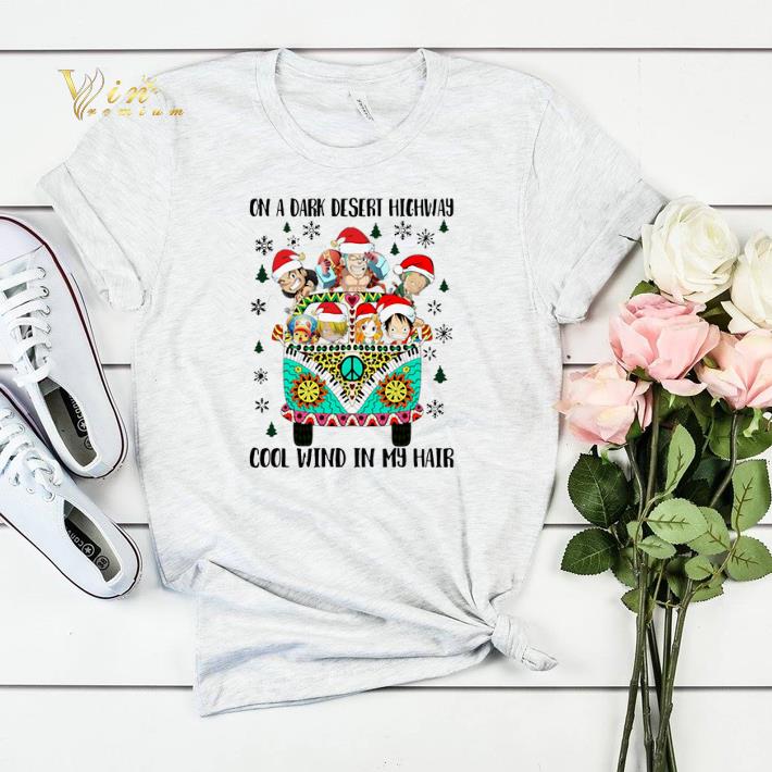 One Piece Christmas on a dark desert highway cool wind in my hair shirt sweater 4 - One Piece Christmas on a dark desert highway cool wind in my hair shirt sweater