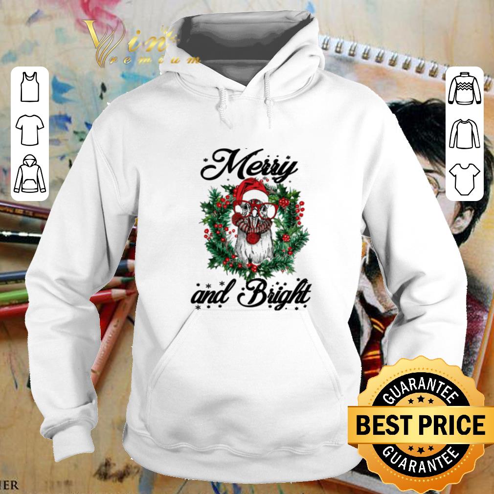 Original Chicken Merry and Bright Christmas shirt 4 - Original Chicken Merry and Bright Christmas shirt