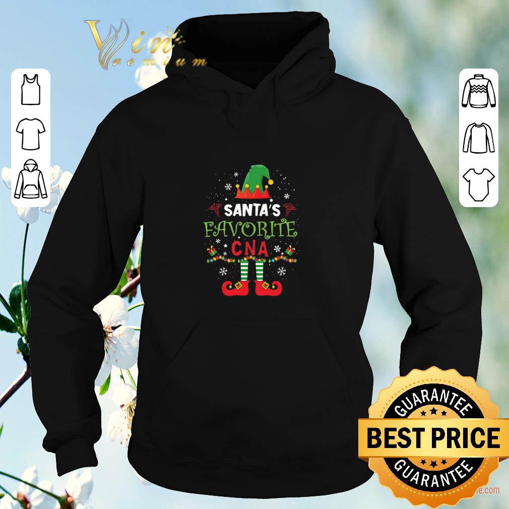 Original Elf Santa s Favorite CNA Christmas shirt sweater 4 - Original Elf Santa's Favorite CNA Christmas shirt sweater