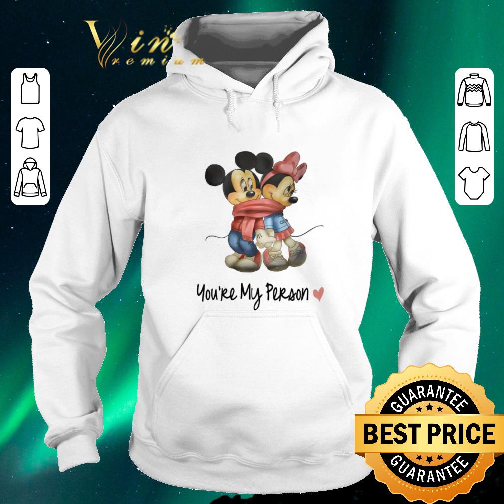 Original Mickey and Minnie mouse you are my person shirt sweater 4 - Original Mickey and Minnie mouse you are my person shirt sweater