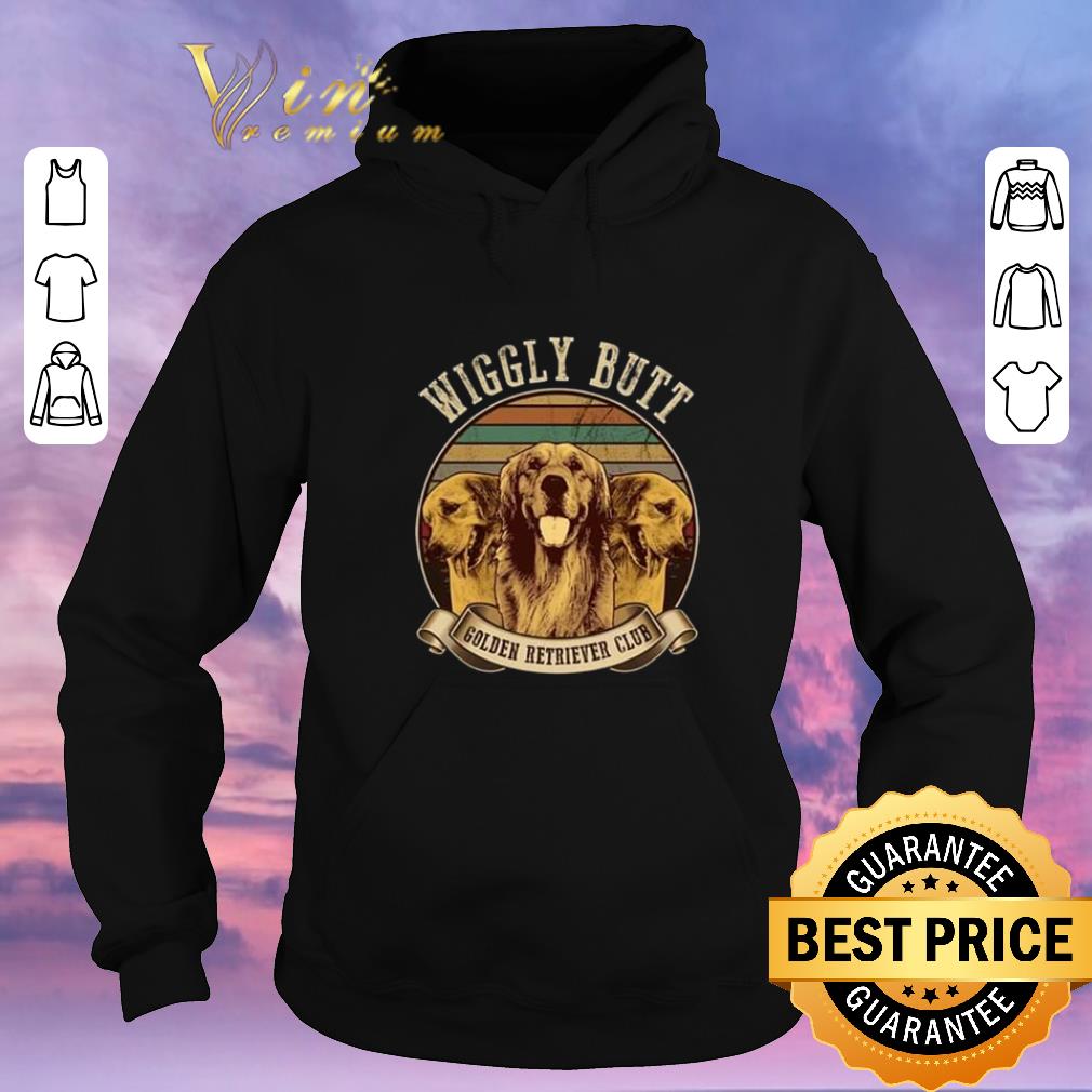 Original Wiggly Butt Golden Retriever Club Vintage shirt sweater 4 - Original Wiggly Butt Golden Retriever Club Vintage shirt sweater