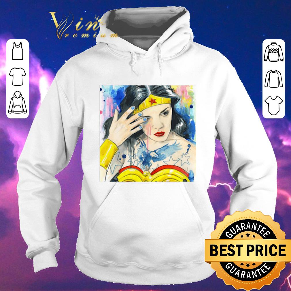 Original Wonder Woman Watercolor Eagles shirt sweater 4 - Original Wonder Woman Watercolor Eagles shirt sweater