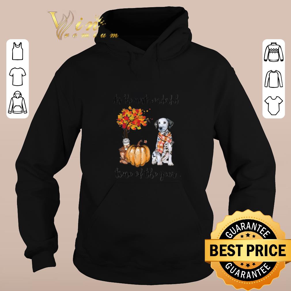 Premium Dalmatian Pumpkin it s the most wonderful time of the year shirt sweater 4 - Premium Dalmatian & Pumpkin it's the most wonderful time of the year shirt sweater