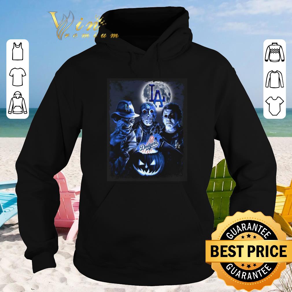 Premium Los Angeles Dodgers Horror film characters shirt sweater 2019 4 - Premium Los Angeles Dodgers Horror film characters shirt sweater 2019