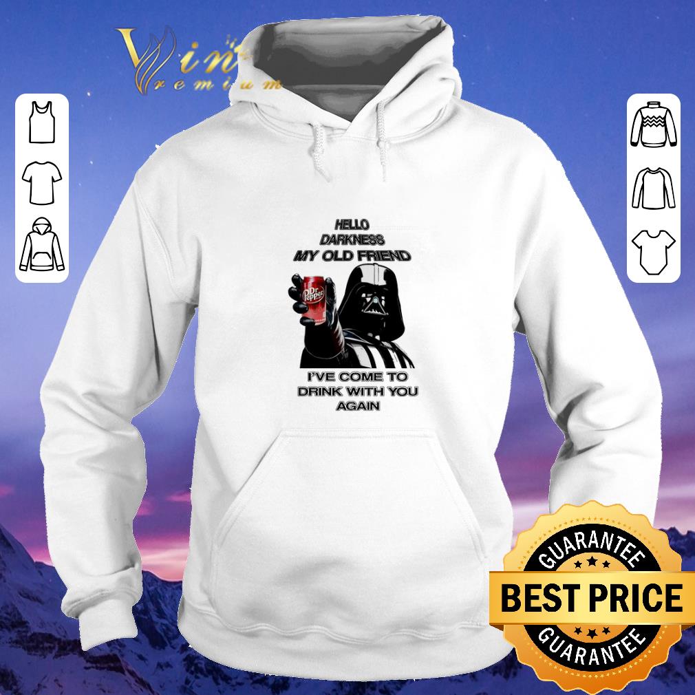 Pretty Darth Vader hello darknes my old friend drink Dr Pepper shirt sweater 4 - Pretty Darth Vader hello darknes my old friend drink Dr Pepper shirt sweater