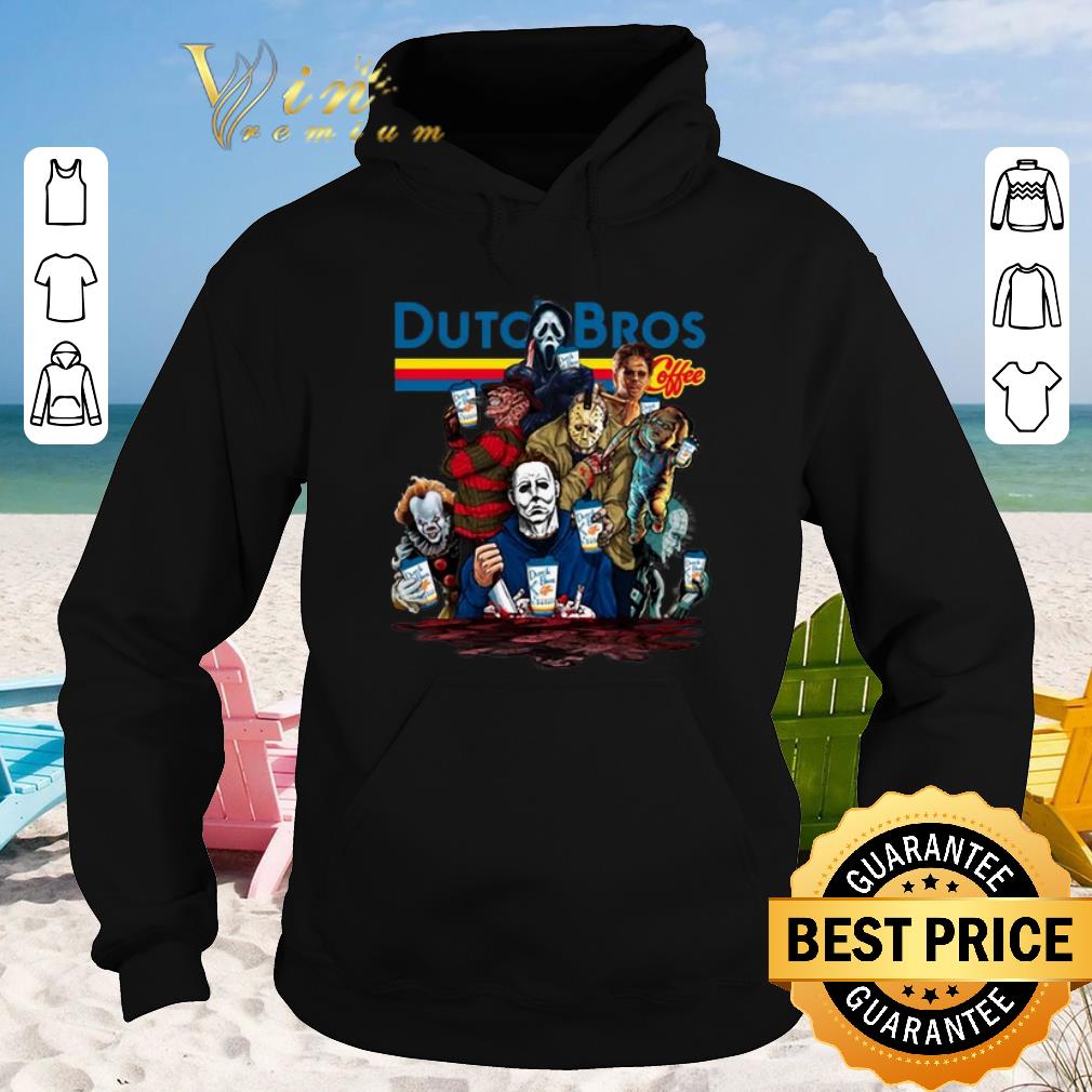 Pretty Dutch Bros Coffee Horror movie characters shirt sweater 2019 Pretty Dutch Bros Coffee Horror movie characters shirt sweater 2019 4 - Pretty Dutch Bros Coffee Horror movie characters shirt sweater 2019