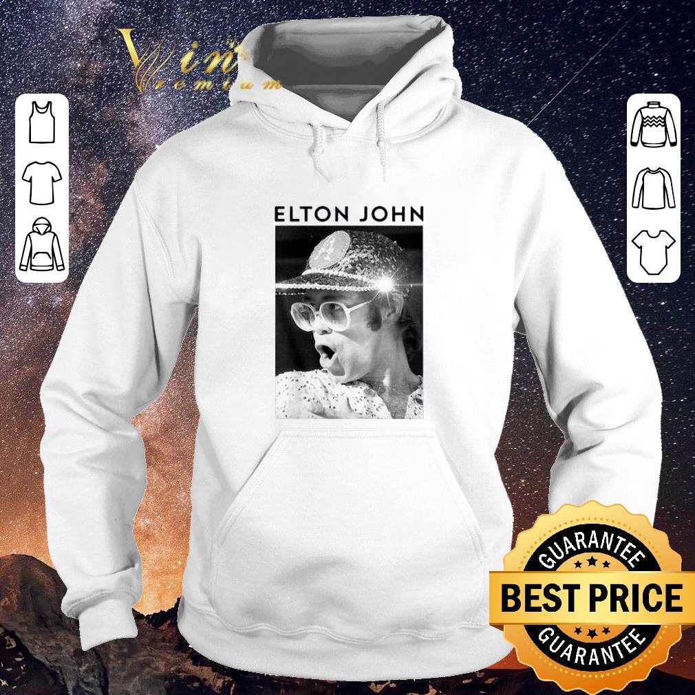 Pretty Elton John Black White Photo shirt sweater 4 - Pretty Elton John Black & White Photo shirt sweater