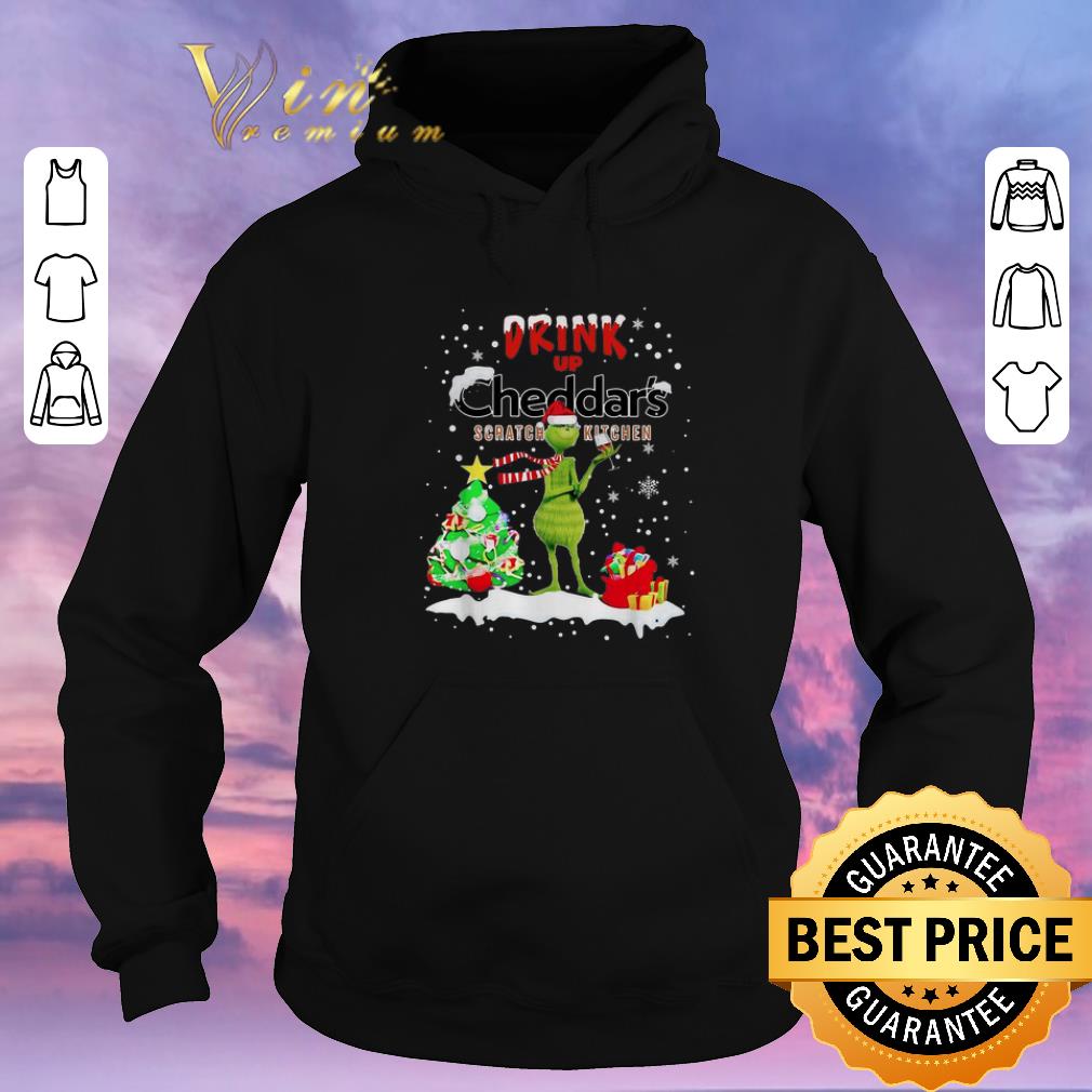 Pretty Grinch Drink Up Cheddar s Scratch Kitchen Christmas shirt sweater 4 - Pretty Grinch Drink Up Cheddar's Scratch Kitchen Christmas shirt sweater