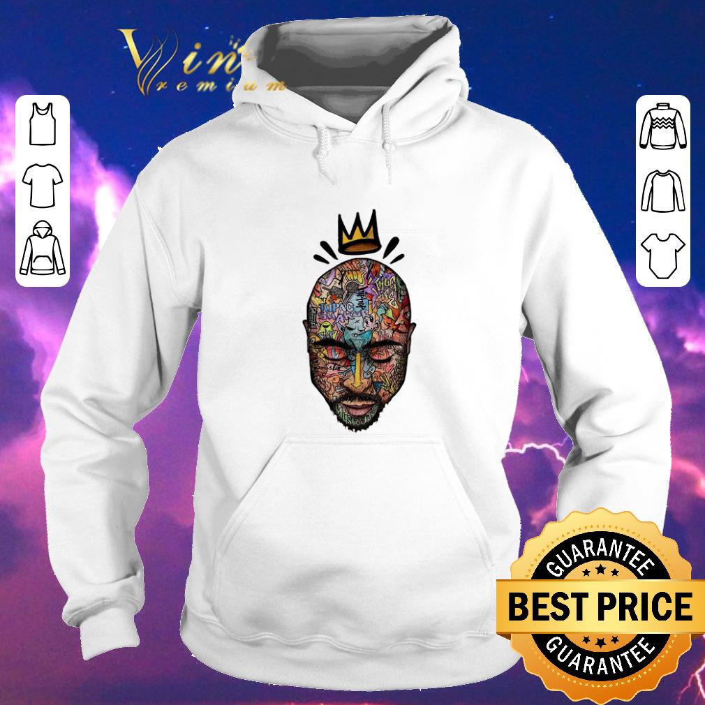Pretty King Tupac Rapper Graffiti art shirt sweater 4 - Pretty King Tupac Rapper Graffiti art shirt sweater