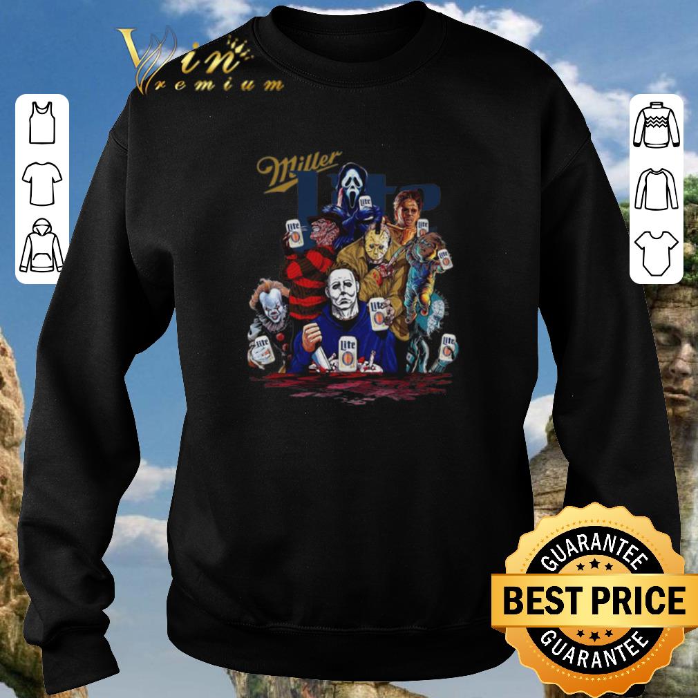 Pretty Miller Lite Horror film characters shirt sweater 2020 4 - Pretty Miller Lite Horror film characters shirt sweater 2020