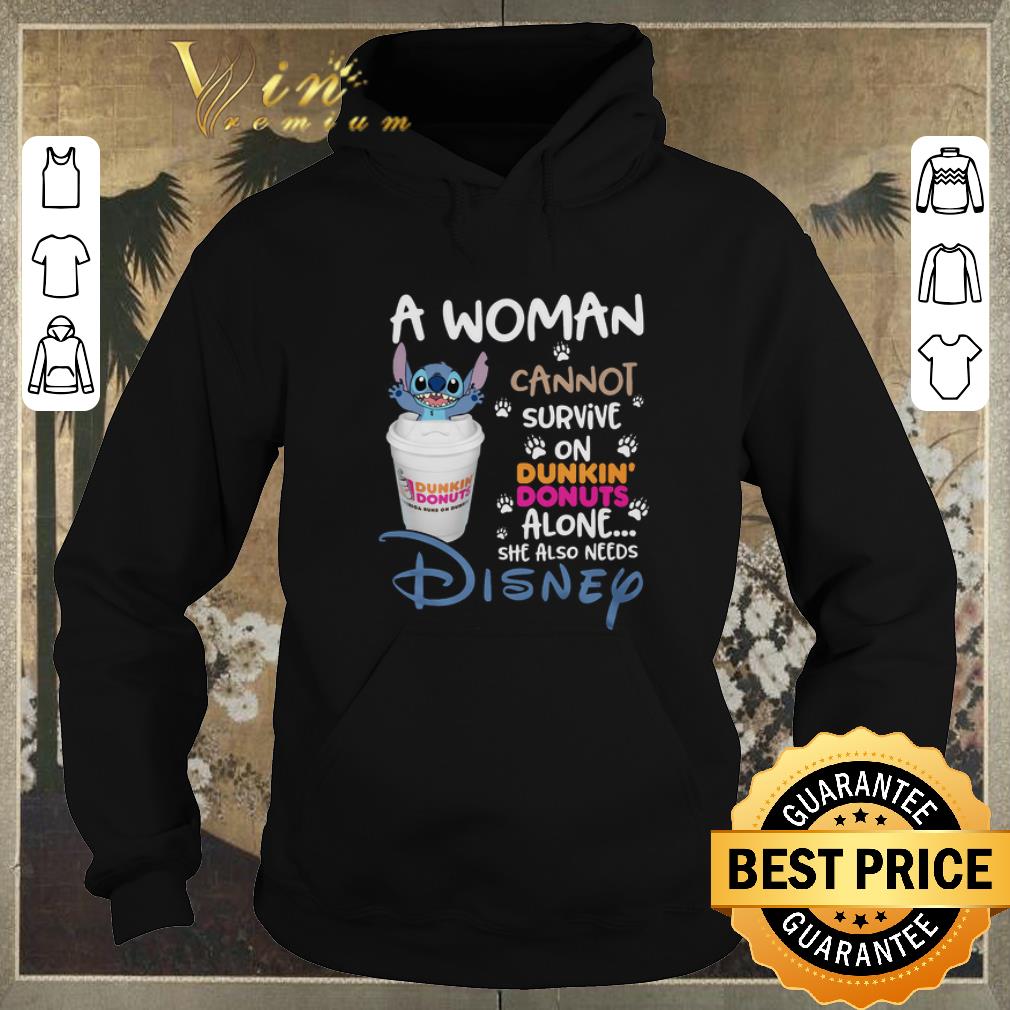 Pretty Stitch a woman cannot survive on Dunkin' Donuts alone Disney shirt sweater Pretty Stitch a woman cannot survive on Dunkin Donuts alone Disney shirt sweater 4 - Pretty Stitch a woman cannot survive on Dunkin' Donuts alone Disney shirt sweater