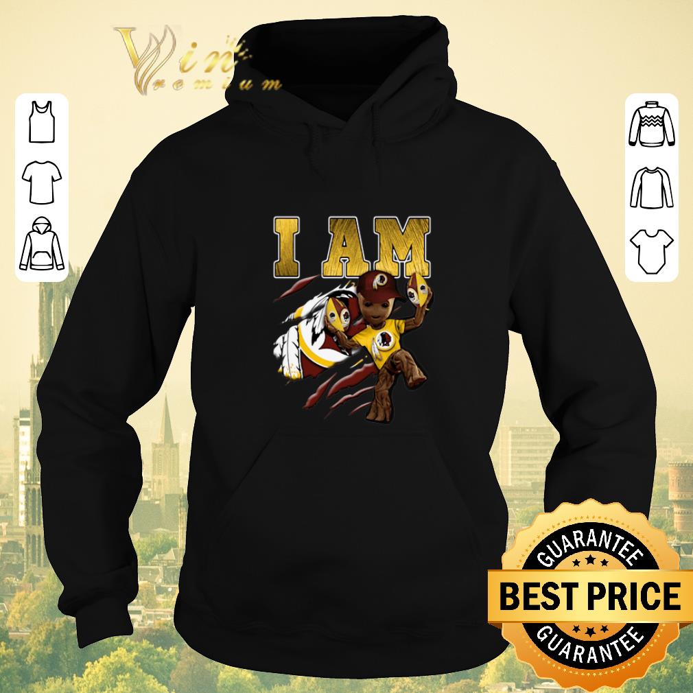 Pretty Strong Groot I Am Washington Redskins shirt sweater 4 - Pretty Strong Groot I Am Washington Redskins shirt sweater