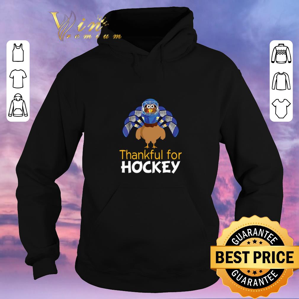 Pretty Turkey Thankful For Hockey Thanksgiving shirt sweater 4 - Pretty Turkey Thankful For Hockey Thanksgiving shirt sweater