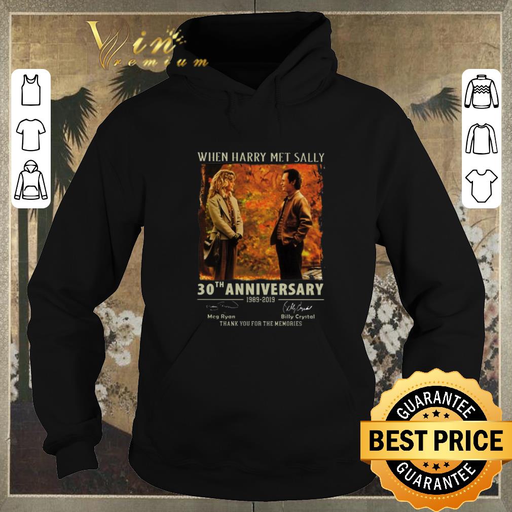 Pretty When Harry met Sally 30th anniversary 1989 2019 signatures shirt sweater 4 - Pretty When Harry met Sally 30th anniversary 1989-2019 signatures shirt sweater