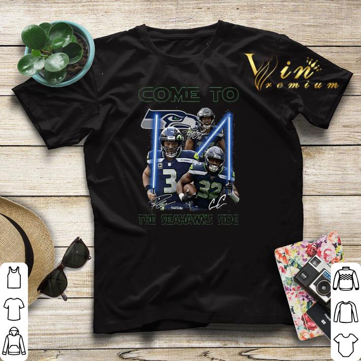 Signatures Come To The Seattle Seahawks Side Star Wars shirt 4 - Signatures Come To The Seattle Seahawks Side Star Wars shirt