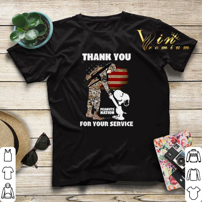 Snoopy veteran Thank you Peanuts nation for your service shirt sweater 4 - Snoopy veteran Thank you Peanuts nation for your service shirt sweater