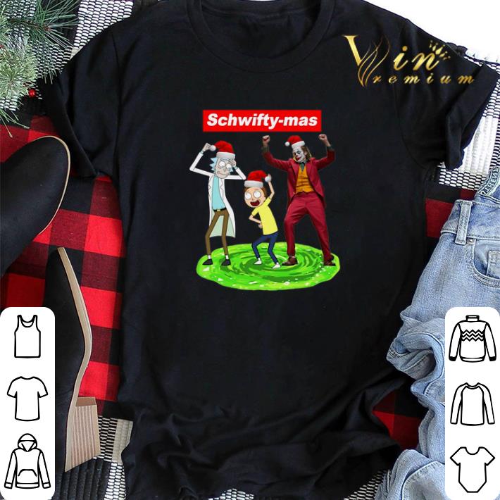Supreme Schwifty mas Rick and Morty Joker dancing Christmas shirt sweater 2 - Supreme Schwifty-mas Rick and Morty Joker dancing Christmas shirt sweater