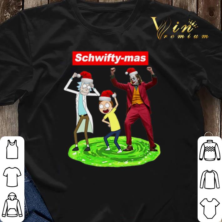 Supreme Schwifty mas Rick and Morty Joker dancing Christmas shirt sweater 3 - Supreme Schwifty-mas Rick and Morty Joker dancing Christmas shirt sweater