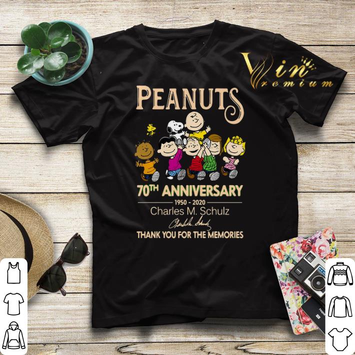 Thank you for the memories Peanuts 70th Anniversary 1950 2020 shirt 4 - Thank you for the memories Peanuts 70th Anniversary 1950 2020 shirt