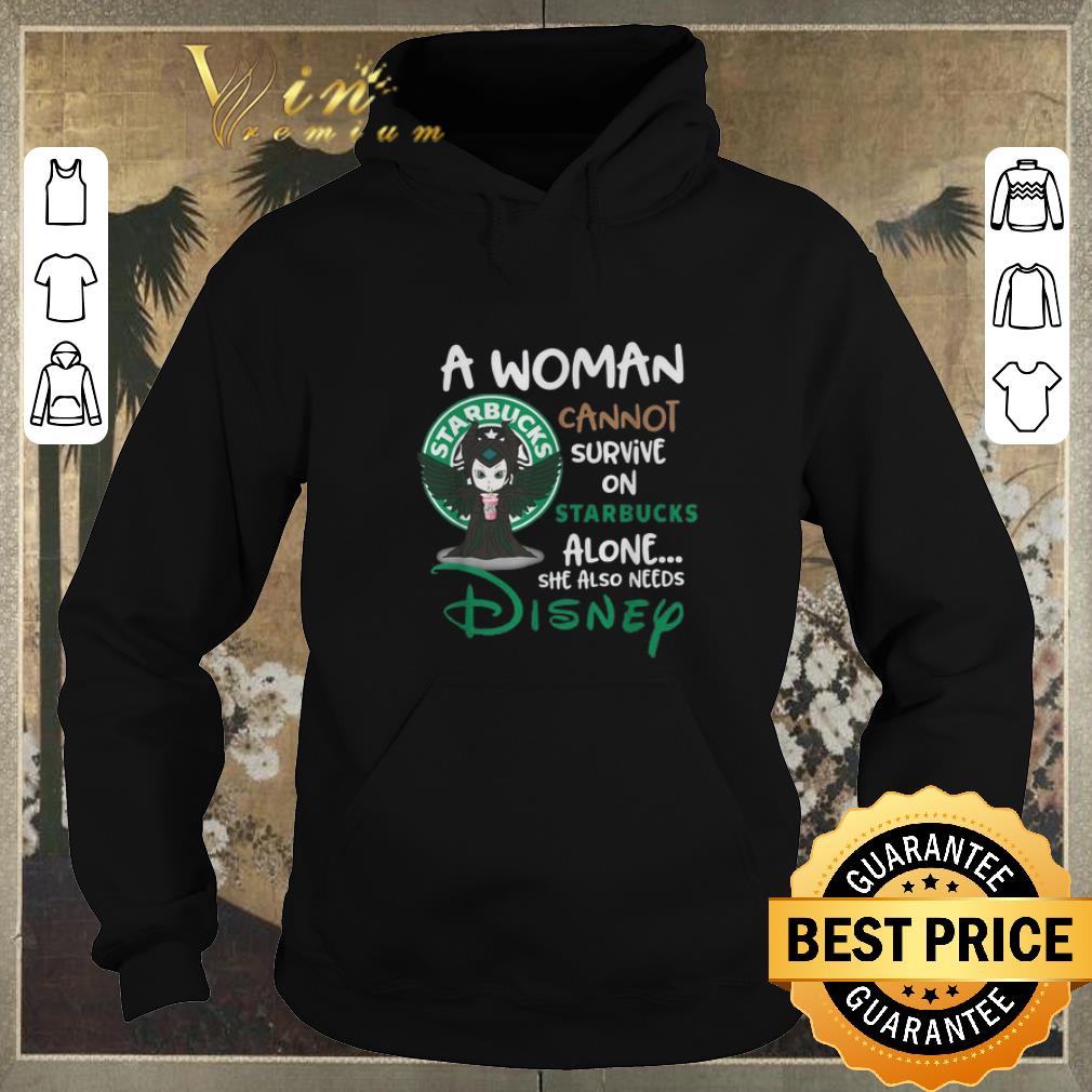 Top Maleficent a woman cannot survive on Starbucks alone Disney shirt sweater 4 - Top Maleficent a woman cannot survive on Starbucks alone Disney shirt sweater