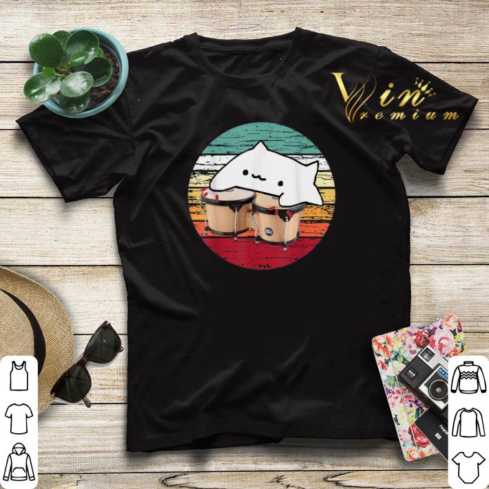 Vintage Retro bongo cat dank meme shirt 4 - Vintage Retro bongo cat dank meme shirt