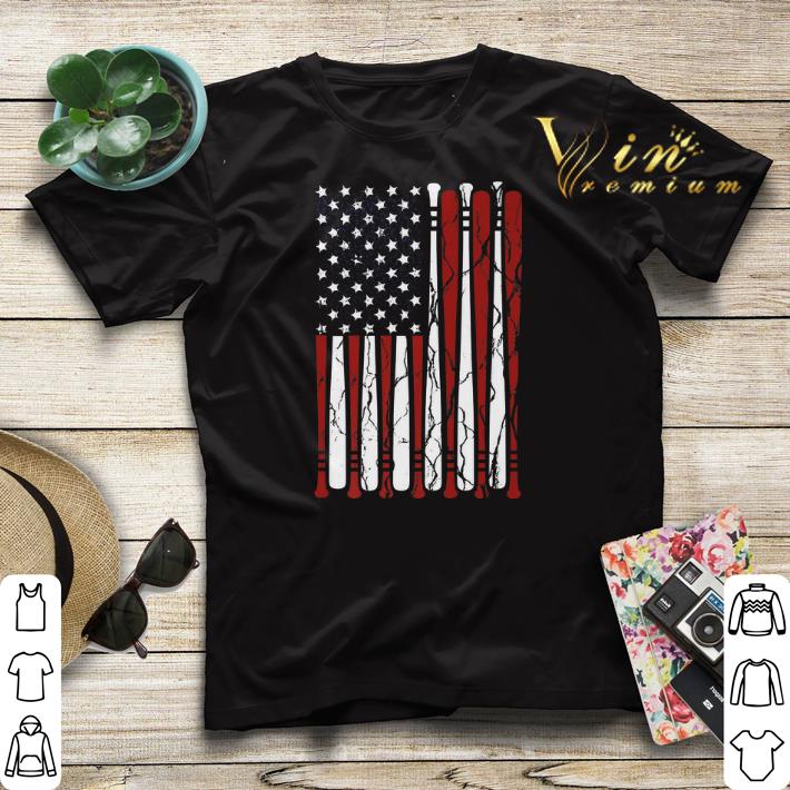American Flag baseball bat 4th Of July shirt sweater 4 - American Flag baseball bat 4th Of July shirt sweater