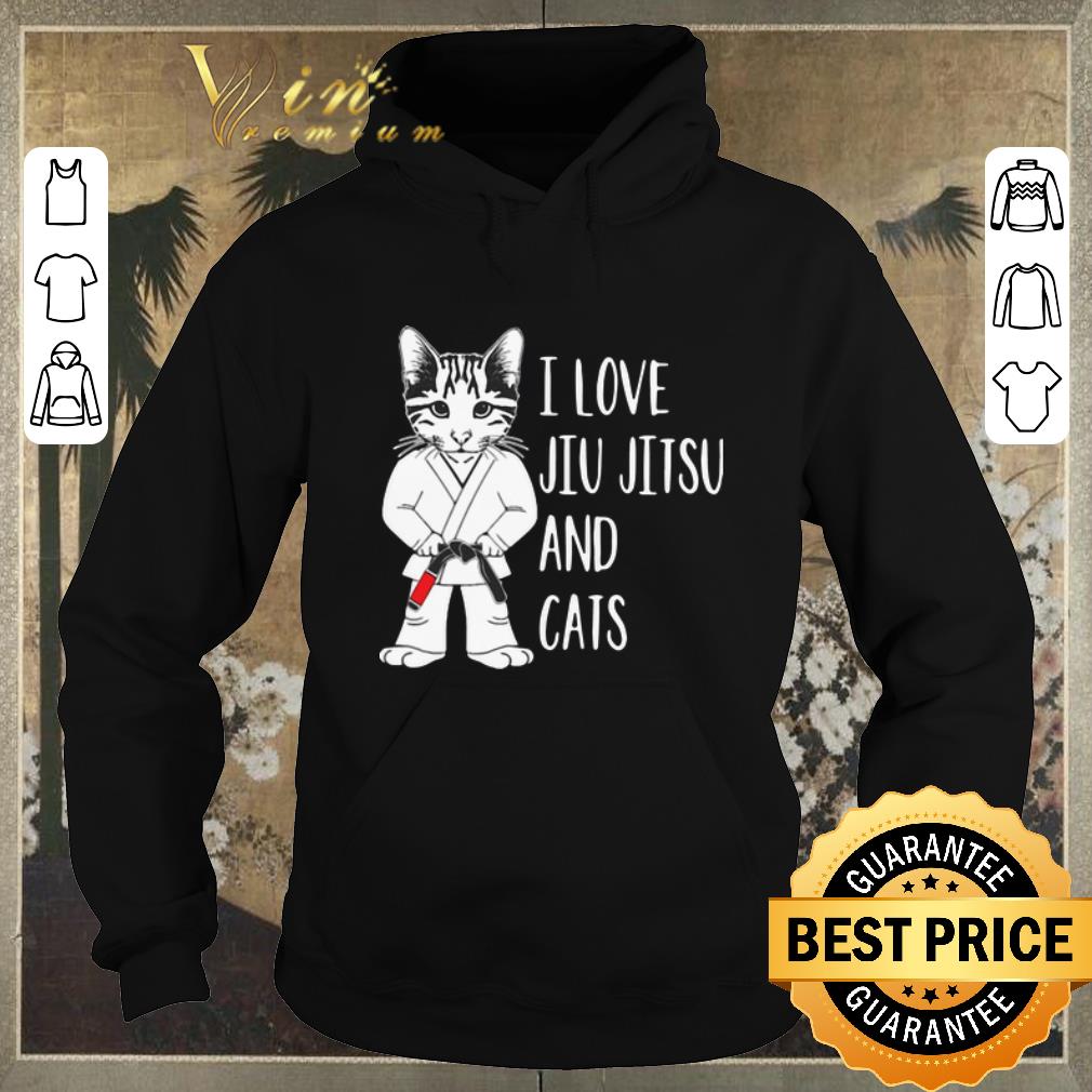 Awesome I Love Jiu Jitsu And Cats shirt sweater 4 - Awesome I Love Jiu Jitsu And Cats shirt sweater