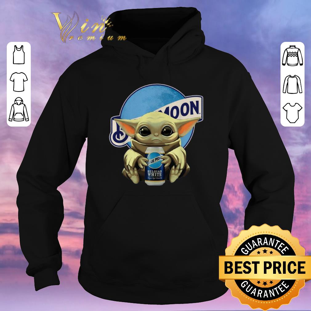 Awesome Star Wars Baby Yoda hug Blue Moon shirt 4 - Awesome Star Wars Baby Yoda hug Blue Moon shirt