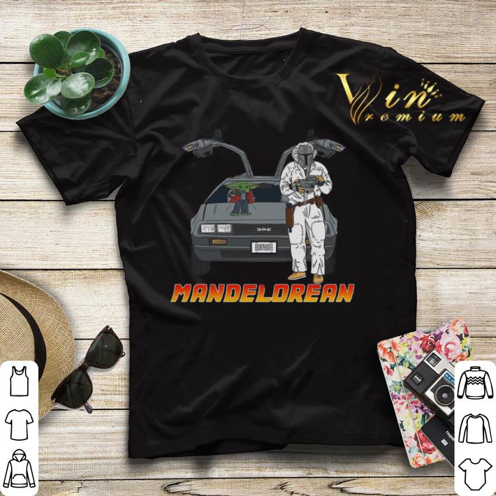 Baby Yoda and Mandelorean The Mandalorian shirt sweater 4 - Baby Yoda and Mandelorean The Mandalorian shirt sweater