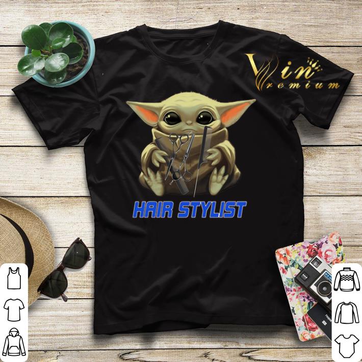 Baby Yoda hug Hair Stylist Star Wars Mandalorian shirt sweater 4 - Baby Yoda hug Hair Stylist Star Wars Mandalorian shirt sweater