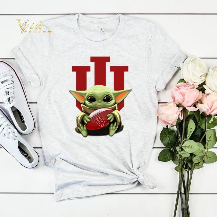 Baby Yoda hug Indiana Hoosiers Star Wars shirt sweater 4 - Baby Yoda hug Indiana Hoosiers Star Wars shirt sweater