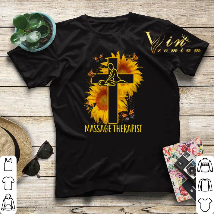 Butterfly Massage Therapist Christ Sunflower shirt sweater Butterfly Massage Therapist Christ Sunflower shirt sweater 4 - Butterfly Massage Therapist Christ Sunflower shirt sweater