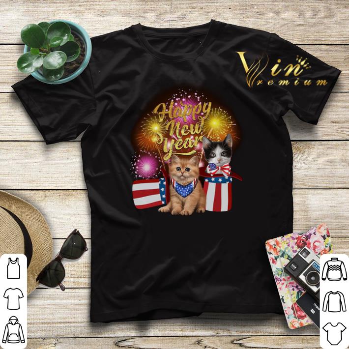 Cats Happy New Year Fireworks shirt sweater 4 - Cats Happy New Year Fireworks shirt sweater