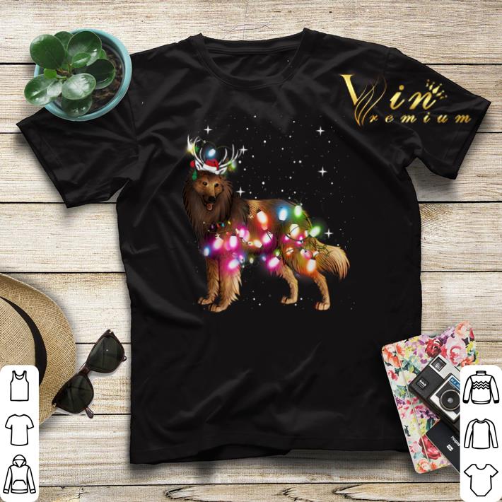 Christmas Lights Belgian Tervuren shirt 4 - Christmas Lights Belgian Tervuren shirt