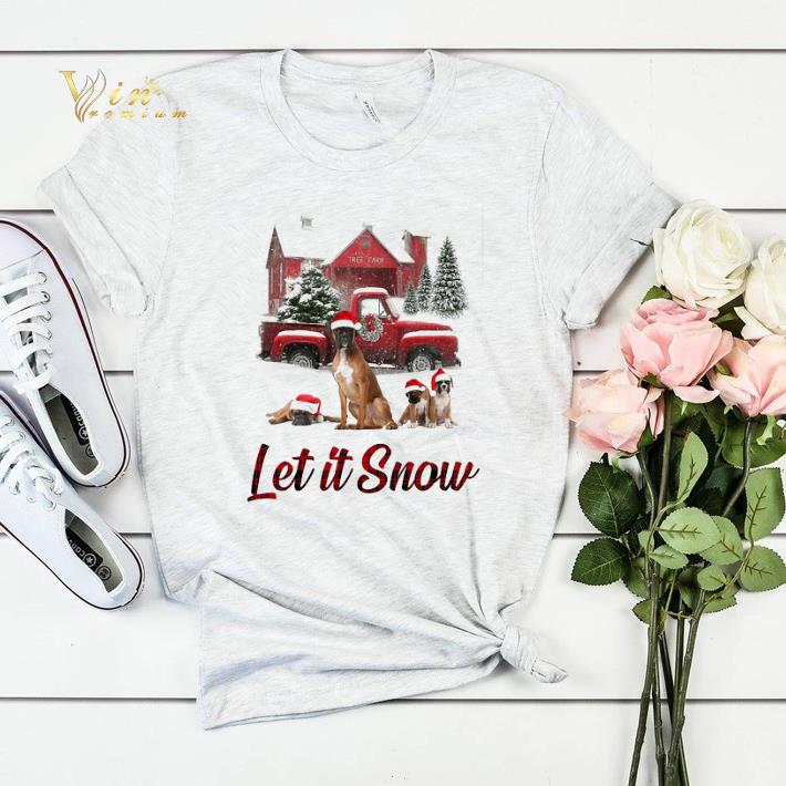 Christmas Santa Boxer Let It Snow shirt 4 - Christmas Santa Boxer Let It Snow shirt