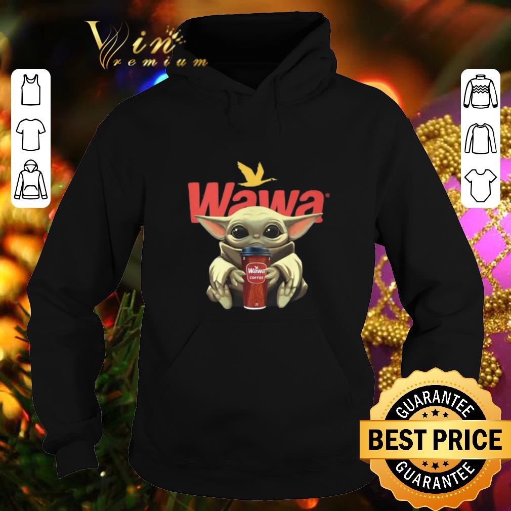 Cool Baby Yoda hug Wawa coffee shirt 4 - Cool Baby Yoda hug Wawa coffee shirt