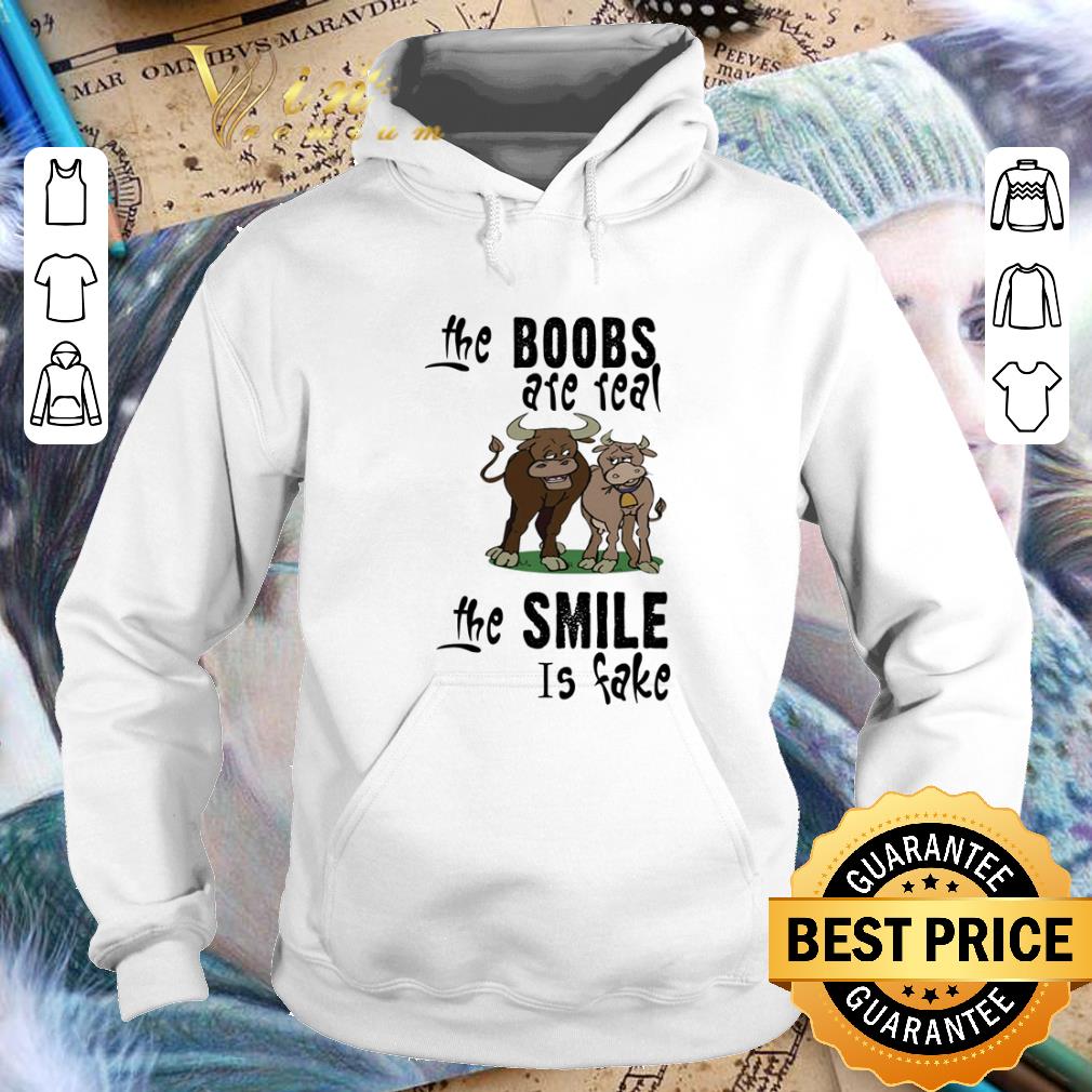Cool Buffalo The boobs are feal the smile is fake shirt 4 - Cool Buffalo The boobs are feal the smile is fake shirt