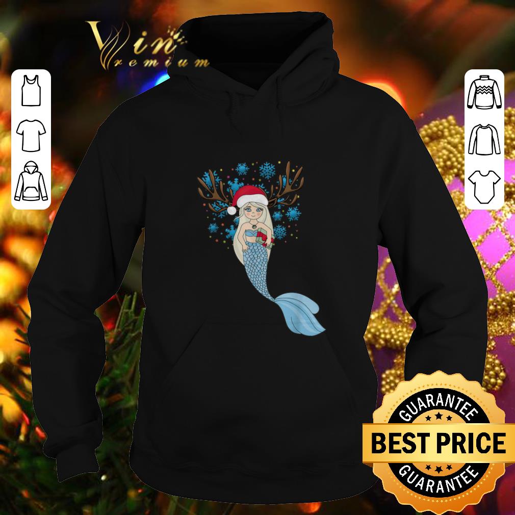 Cool Christmas Mermaids Santa Hat & Reindeer Antlers Gift shirt Cool Christmas Mermaids Santa Hat Reindeer Antlers Gift shirt 4 - Cool Christmas Mermaids Santa Hat & Reindeer Antlers Gift shirt